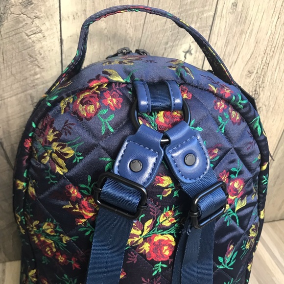 Converse Mini Backpack Blue Floral W AUTHENTIC - Picture 5 of 8